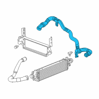 OEM Buick Intercooler Hose Diagram - 42439766