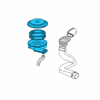 OEM 1989 Chevrolet Astro Air Cleaner Diagram - 25095661