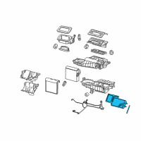 OEM 2006 Buick LaCrosse Heater Core Diagram - 89018289