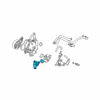 OEM 2006 Acura RSX Thermostat Assembly Diagram - 19301-PNA-003