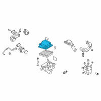 OEM 2007 Kia Rondo Cover-Air Cleaner Diagram - 281111D200