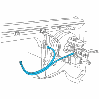 OEM Ford E-150 Club Wagon Actuator Assembly Diagram - 1C2Z-9A825-AA