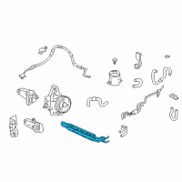 OEM Acura Integra Cooler, Power Steering Oil Diagram - 53765-ST7-000