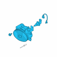 OEM 2005 Infiniti Q45 Lamp Kit-Fog Diagram - 26150-AT525