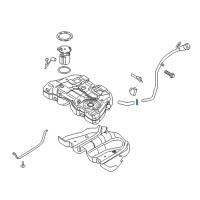 OEM 2016 Ford Edge Filler Pipe Clamp Diagram - -W527408-S300