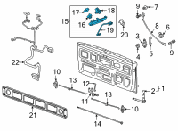 OEM GMC Sierra 2500 HD Handle Diagram - 84758064