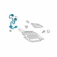 OEM Lexus SC430 Cord Diagram - 81555-24140