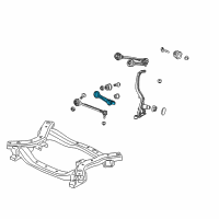 OEM 2010 Chrysler 300 Front Lower Control Arm Diagram - 68002123AC