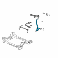 OEM 2009 Chrysler 300 Front Steering Knuckle Diagram - 4782741AD