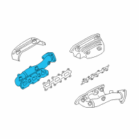 OEM 2006 Nissan 350Z Exhaust Manifold Assembly Diagram - 14002-AL502