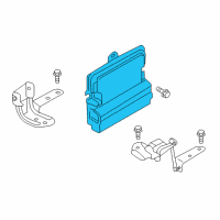 OEM Lincoln MKX Control Module Diagram - F2GZ-18B008-C