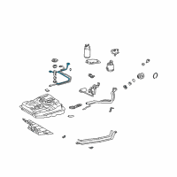 OEM Toyota Cut-Off Valve Diagram - 77340-45030