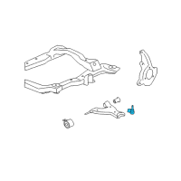 OEM 2008 Buick Enclave Ball Joint Diagram - 15863690