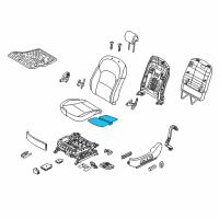 OEM 2014 Kia Cadenza Heater-Front Seat Cushion Diagram - 881503R501