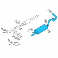 OEM 2015 Ford F-150 Muffler Diagram - FL3Z-5230-E