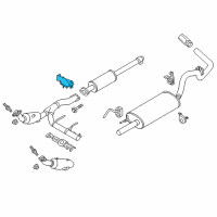 OEM 2016 Ford F-150 Transmission Mount Diagram - JL3Z-6068-F