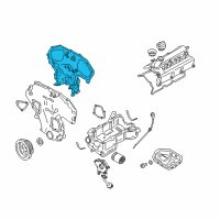 OEM Nissan Cover Assy-Front Diagram - 13500-AC710