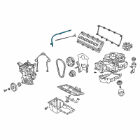 OEM Dodge Ram 2500 Tube-Engine Oil Indicator Diagram - 53021322AF