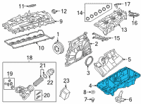 OEM 2022 BMW M240i xDrive Oil Pan Diagram - 11-13-8-580-128