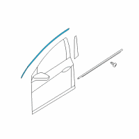 OEM 2014 Kia Optima MOULDING Assembly-Front Door Diagram - 828502T000