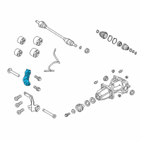 OEM Ford Front Bracket Diagram - DA8Z-4K360-B