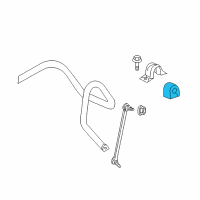 OEM Cadillac SRX Bushings Diagram - 22741853