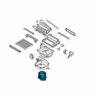OEM 2018 Hyundai Ioniq Motor & Fan Assembly-A/C Blower Diagram - 97113-G2000