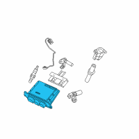 OEM Ford F-250 Super Duty ECM Diagram - 9C3Z-12A650-DFBRM