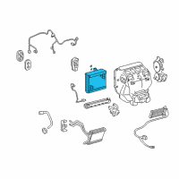 OEM Toyota Highlander Evaporator Core Diagram - 88501-48301