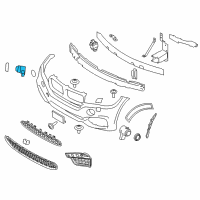 OEM BMW X6 Ultrasonic Transducer, Silverstone Ii Diagram - 66-20-8-062-260