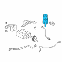 OEM Toyota Camry Vacuum Regulator Diagram - 25860-0V040