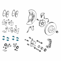 OEM 2018 Toyota Camry Hardware Kit Diagram - 04947-33280