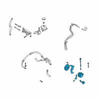 OEM 2004 Kia Rio Pump Assembly-Power Steering Diagram - 0K30B32650C