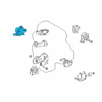OEM 2009 Scion xB Side Mount Diagram - 12305-28261