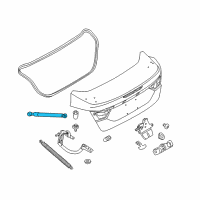 OEM 2015 Ford Focus Lift Cylinder Diagram - BM5Z-54406A10-A