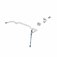 OEM 2016 GMC Acadia Stabilizer Link Diagram - 15129234