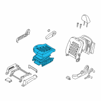 OEM Hyundai Entourage Cushion Assembly-Front Seat, Driver Diagram - 88100-4D340-CS2