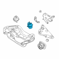 OEM 2016 BMW X5 Engine Mount Left Diagram - 22-11-6-853-103