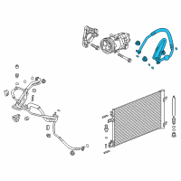 OEM 2011 Chevrolet Cruze Suction Hose Diagram - 13264929