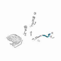 OEM 2010 Hyundai Azera Neck Assembly-Fuel Filler Diagram - 31040-3L500