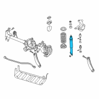 OEM 2000 Jeep Grand Cherokee *ABSORBER-Suspension Diagram - 5014732AG