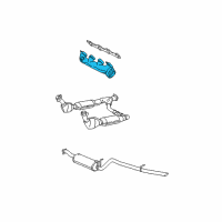 OEM Ford F-150 Heritage Manifold Diagram - XL3Z-9430-CA