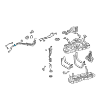 OEM 2006 Lexus GX470 Clamp, Hose Diagram - 90460-37004