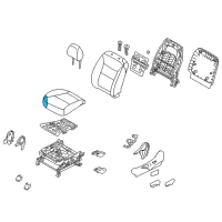 OEM 2015 Kia Sorento Pad Assembly-Front Seat Cushion Diagram - 881501U040