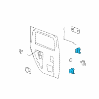 OEM 2008 Hummer H2 Hinge Assembly Diagram - 15905608