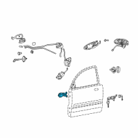 OEM 2005 Hyundai Elantra Hinge Assembly-Door Upper, LH Diagram - 79310-38000