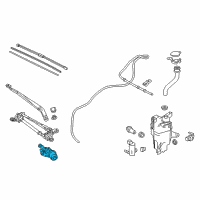 OEM 2020 Lexus NX300h Motor Assembly, Front WIPER Diagram - 85110-78010