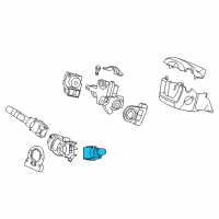 OEM 2013 Honda Civic Switch Assembly, Wiper Diagram - 35256-TR0-A61