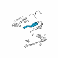 OEM BMW M3 Exhaust System, Front Diagram - 18-10-7-832-909