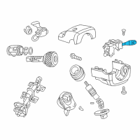 OEM 2001 Dodge Neon Switch-Intermittent WIPER Diagram - 5019567AA